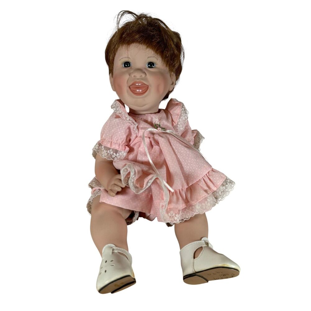 Lee Middleton Doll Signed Missy Numbered Vinyl Pink Doll Forget Me Not Vintage